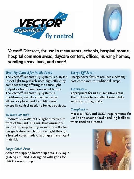 Vector Discreet Fly Light Trap